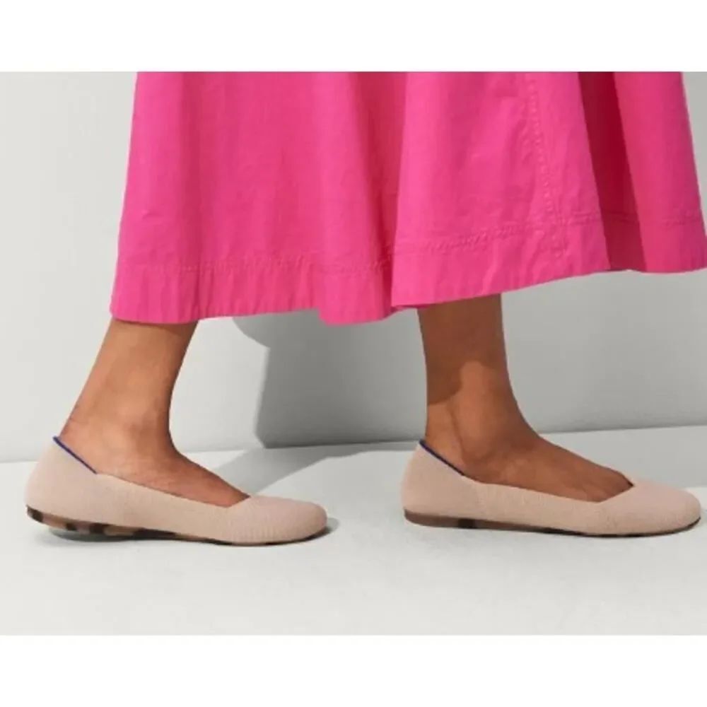 Rothy's The Flat in Ecru Women's Sz. 8.5